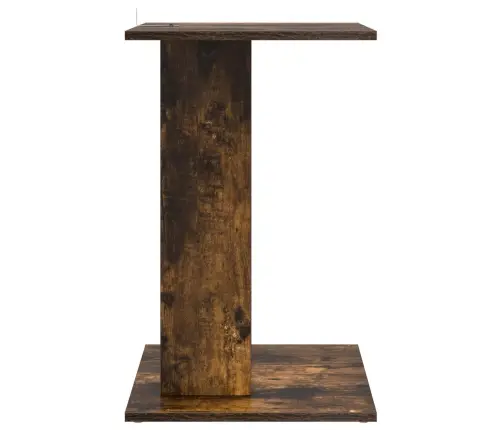 Sānu Galds Dūmaka Ozols 45 X 40 X 62,5 Cm Inženierijas Koks Vidaxl