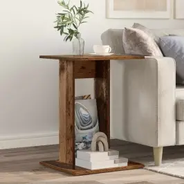 Sānu Galds Vecs Koks 45 X 40 X 62,5 Cm Inženierijas Koks Vidaxl