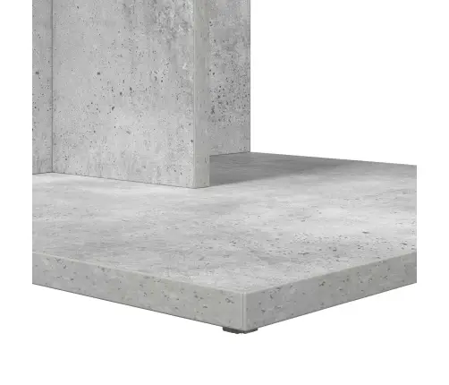 Sānu Galds Betona Pelēks 45 X 40 X 62,5 Cm Inženierijas Koks Vidaxl