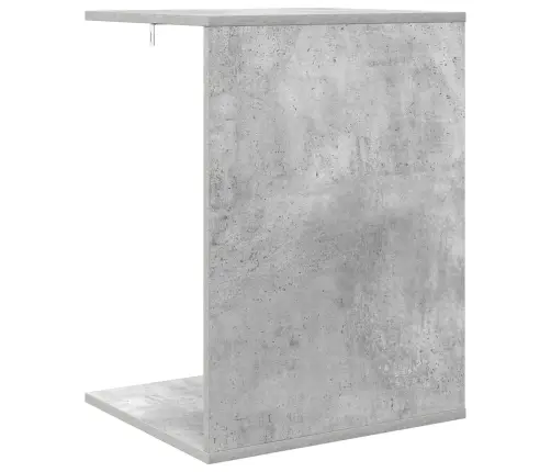 Sānu Galds Betona Pelēks 45 X 40 X 62,5 Cm Inženierijas Koks Vidaxl