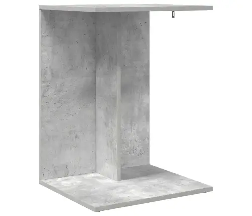 Sānu Galds Betona Pelēks 45 X 40 X 62,5 Cm Inženierijas Koks Vidaxl