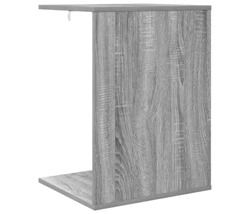 Sānu Galds Pelēks Sonoma 45 X 40 X 62,5 Cm Inženierijas Koks Vidaxl