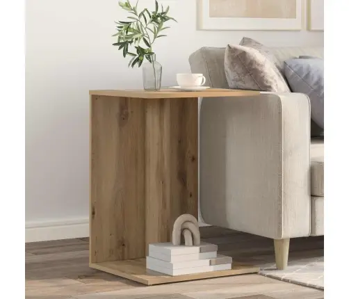 Sānu Galds Artisānā Ozols 45 X 40 X 62,5 Cm Inženierijas Koks Vidaxl