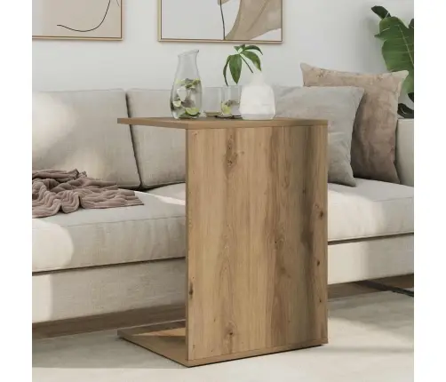 Sānu Galds Artisānā Ozols 45 X 40 X 62,5 Cm Inženierijas Koks Vidaxl