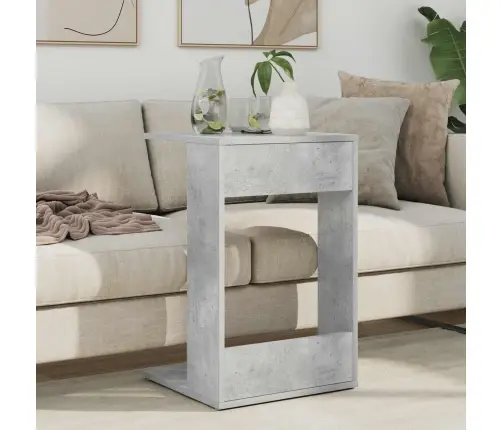 Külglaud Betoonhall 40 X 38 X 62,5 Cm Tehispuit