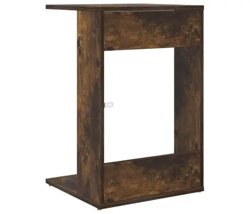 Sānu Galds Dūmaka Ozols 40 X 38 X 62,5 Cm Inženierijas Koks Vidaxl