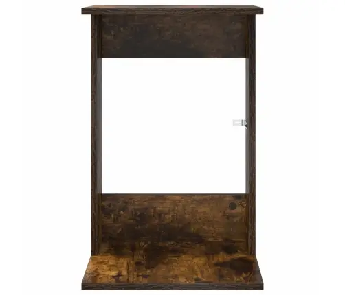 Sānu Galds Dūmaka Ozols 40 X 38 X 62,5 Cm Inženierijas Koks Vidaxl