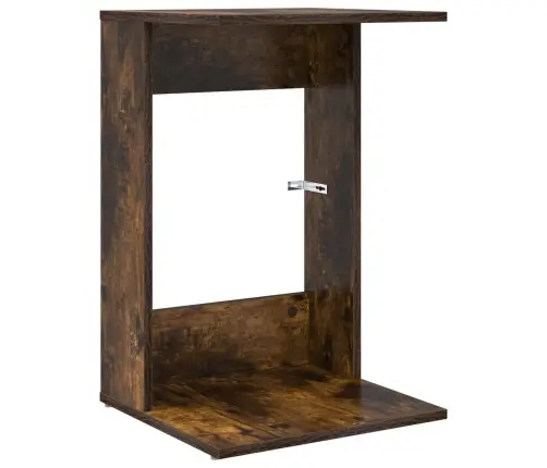 Sānu Galds Dūmaka Ozols 40 X 38 X 62,5 Cm Inženierijas Koks Vidaxl