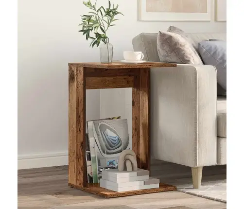 Sānu Galds Vecs Koks 40 X 38 X 62,5 Cm Inženierijas Koks Vidaxl