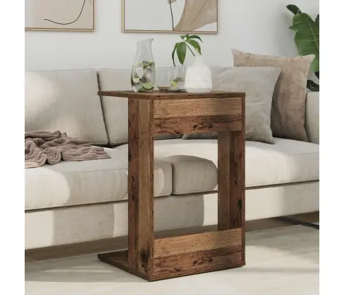 Sānu Galds Vecs Koks 40 X 38 X 62,5 Cm Inženierijas Koks Vidaxl