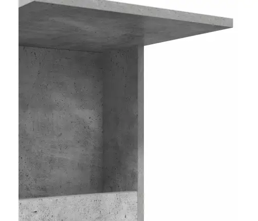 Sānu Galds Betona Pelēks 40 X 35 X 60 Cm Inženierijas Koks Vidaxl