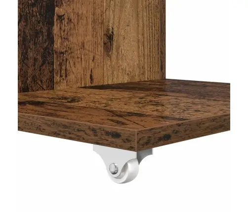 Sānu Galds Vecs Koks 40 X 35 X 60 Cm Inženierijas Koks Vidaxl