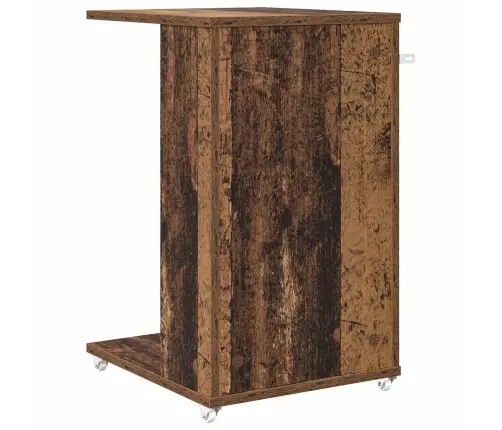 Sānu Galds Vecs Koks 40 X 35 X 60 Cm Inženierijas Koks Vidaxl