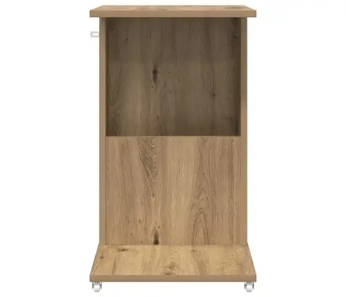 Sānu Galds Artisānā Ozols 40 X 35 X 60 Cm Inženierijas Koks Vidaxl