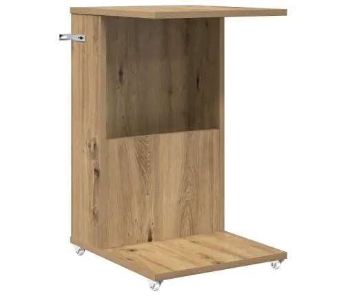 Sānu Galds Artisānā Ozols 40 X 35 X 60 Cm Inženierijas Koks Vidaxl