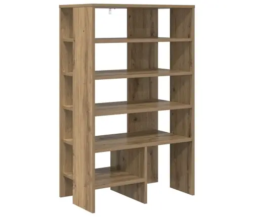 Apavu Skapis Ar Plauktu 2 Pcs Artisānā Ozols Inženierijas Koks Vidaxl