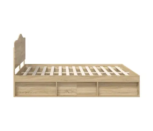 Lovos Rėmas Sonoma 180 X 200 Cm Kietos Pušies Mediena