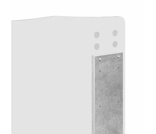 Gultas Rāmis Betons 160 X 200 Cm Ciets Priedes Koks Vidaxl