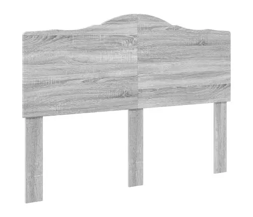 Gultas Rāmis Pelēks Sonoma 140 X 190 Cm Ciets Priedes Koks Vidaxl