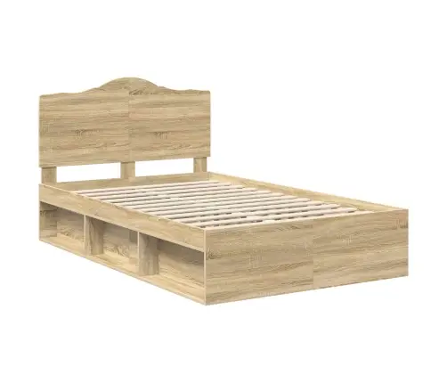 Lovos Rėmas Sonoma Ąžuolas 135 X 190 Cm Kietos Pušies Mediena