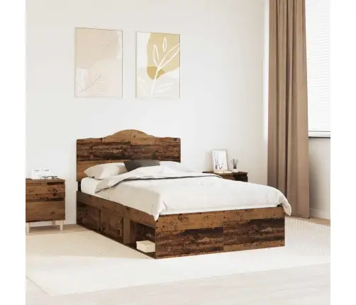 Lovos Rėmas Senas Medis 120 X 200 Cm Kietos Pušies Mediena