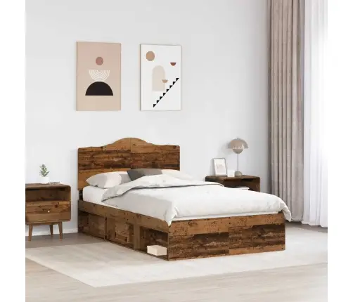 Lovos Rėmas Senas Medis 120 X 200 Cm Kietos Pušies Mediena