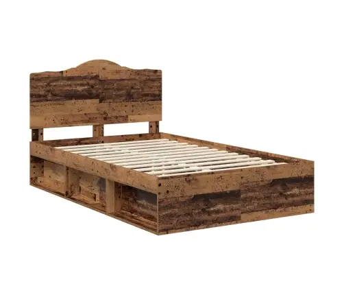 Lovos Rėmas Senas Medis 120 X 200 Cm Kietos Pušies Mediena