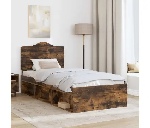 Lovos Rėmas Rūkyta Ąžuolas 100 X 200 Cm Kietos Pušies Mediena