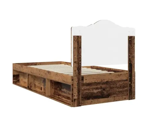 Lovos Rėmas Senas Medis 90 X 190 Cm Kietos Pušies Mediena