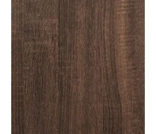 Gultas Rāmis Brūns Ozols 140 X 200 Cm Inženieru Koks Vidaxl