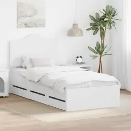 Gultas Rāmis Ar Atvilktni Balts 90 X 190 Cm Inženieru Koks Vidaxl Gultas Rāmis Ar Atvilktni Balts 90 X 190 Cm Inženieru Koks Vidaxl