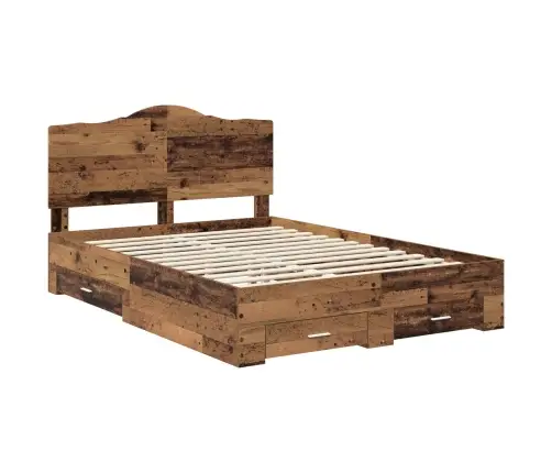 Lovos Rėmas Senas Medis 140 X 190 Cm Apdirbta Mediena