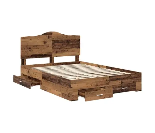 Lovos Rėmas Senas Medis 140 X 190 Cm Apdirbta Mediena