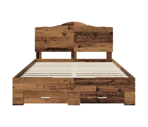 Lovos Rėmas Senas Medis 140 X 190 Cm Apdirbta Mediena