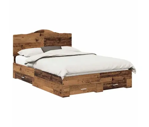 Lovos Rėmas Senas Medis 140 X 190 Cm Apdirbta Mediena