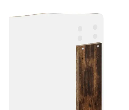 Gultas Rāmis Dūmaka Ozols 135 X 190 Cm Inženierijas Koks Vidaxl