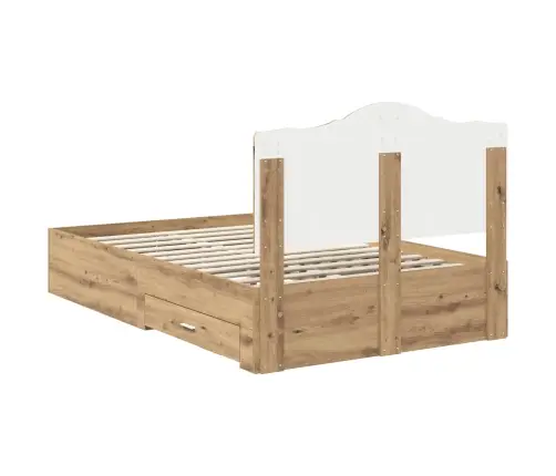 Lovos Rėmas Amatininkų Ąžuolas 135 X 190 Cm Apdirbta Mediena