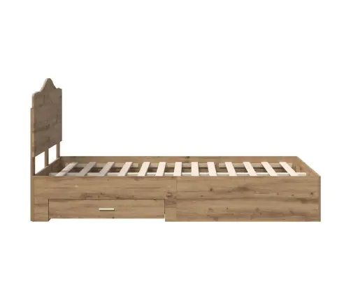 Lovos Rėmas Amatininkų Ąžuolas 135 X 190 Cm Apdirbta Mediena