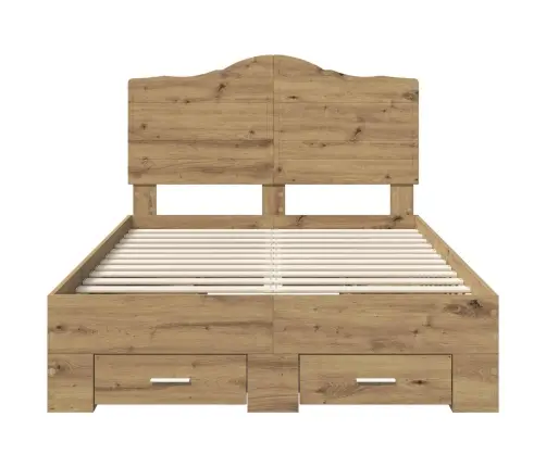 Lovos Rėmas Amatininkų Ąžuolas 120 X 200 Cm Apdirbta Mediena