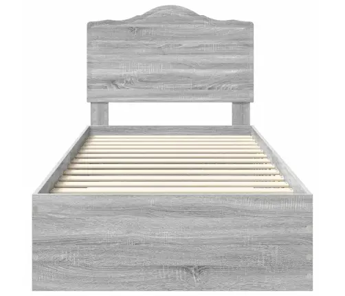Lovos Rėmas Pilkas Sonoma 75 X 190 Cm Apdirbta Mediena