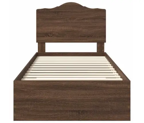 Lovos Rėmas Rudas Ąžuolas 75 X 190 Cm Apdirbta Mediena