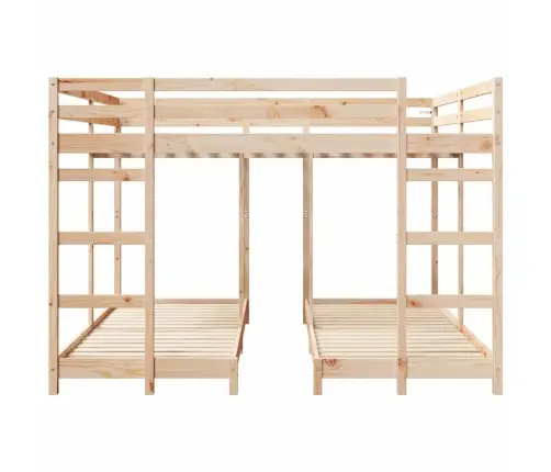 Kolmekordne Narivoodi Raam Neutraalne 80 / 200 X 200 Cm