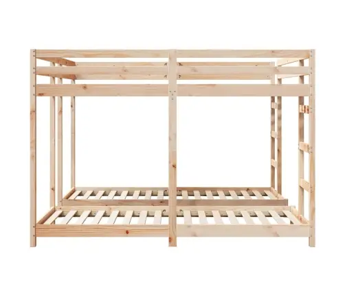 Kolmekordne Narivoodi Raam Neutraalne 80 / 200 X 200 Cm