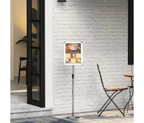 Prekybos Parodos Stendai Sidabro 25 X 25 X 125 Cm Aliuminis