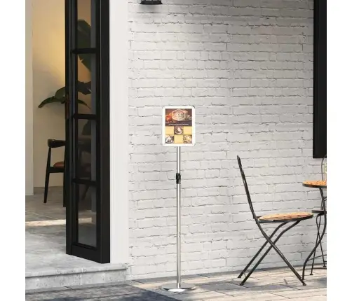 Prekybos Parodos Stendai Sidabro 25 X 25 X 125 Cm Aliuminis