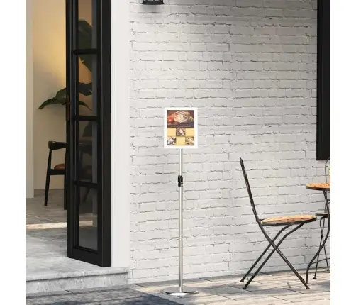 Prekybos Parodos Stendai Sidabro 25 X 25 X 125 Cm Aliuminis