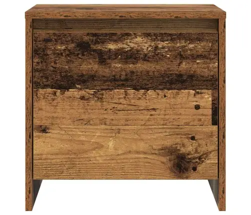 Nakts Skapītis Vecs Koks 45 X 34 X 44,5 Cm Inženierijas Koks Vidaxl