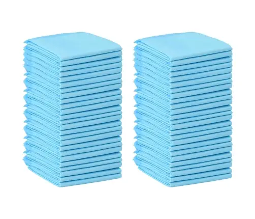Dzīvnieku Apmācības Paklājs 50 Pcs Zila Un Balta 60 X 45 Cm Vidaxl