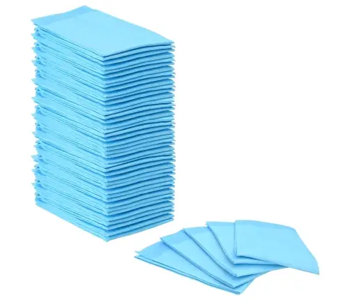 Dzīvnieku Apmācības Paklājs 50 Pcs Zila Un Balta 60 X 60 Cm Vidaxl