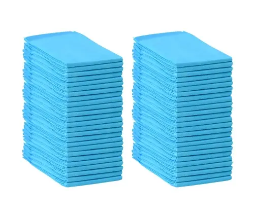 Dzīvnieku Apmācības Paklājs 50 Pcs Zila Un Balta 90 X 60 Cm Vidaxl
